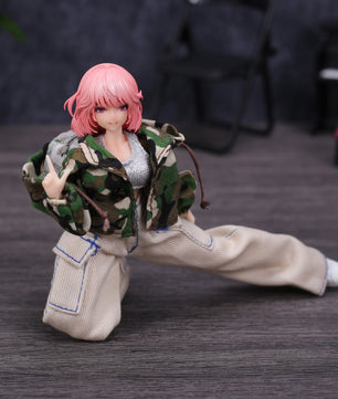 1/12 Scale Hip Hop Street Clothes Accessory Set For Female Action Figures