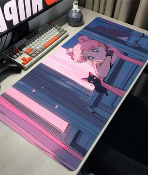 Sailor Moon Mouse Pad - Large Gaming & Office Desk Mat