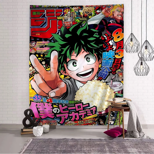 My Hero Academia Deku Tapestry - Versatile Anime Home Decor