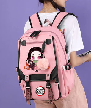 Demon Slayer Nezuko Backpack Anime Bookbag