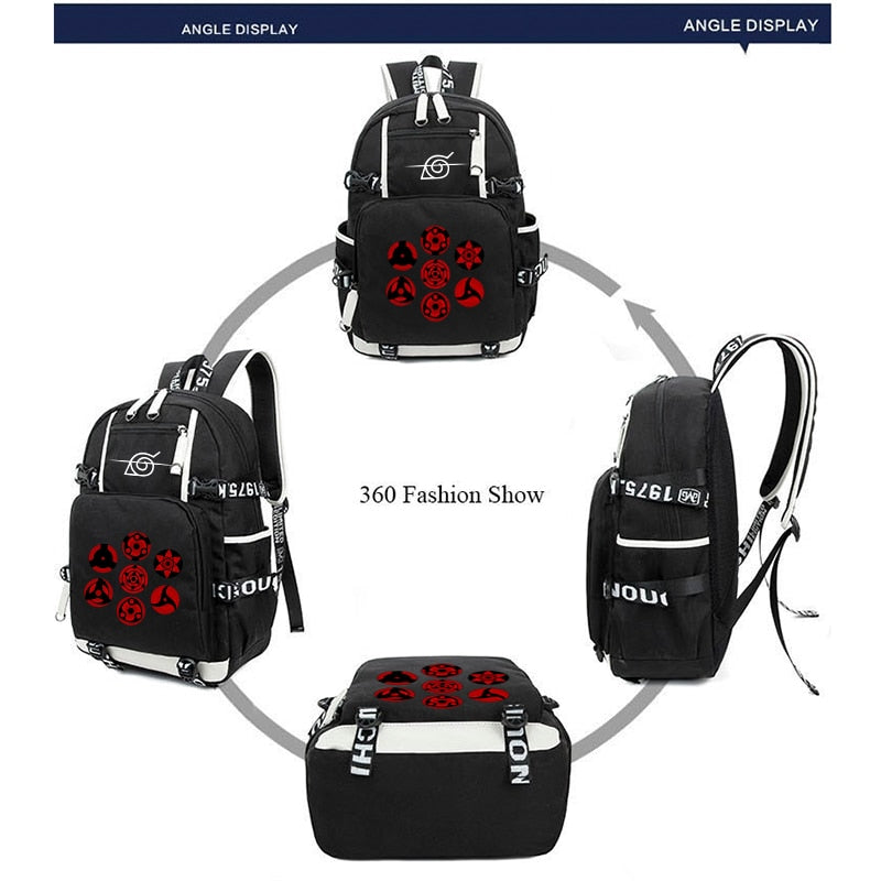 Naruto Backpack Naruto and Pain Anime Backpack Bookbag