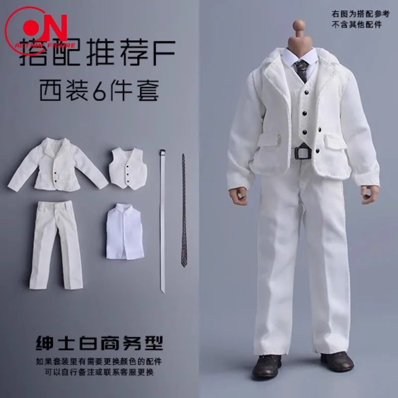 1/12 Scale Professional Suit Set For 6-Inch Male Action Figures