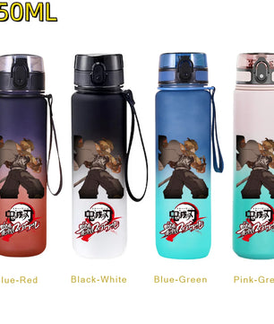 Demon Slayer Zenitsu Water Bottle – 650ml Leakproof Gym Bottle
