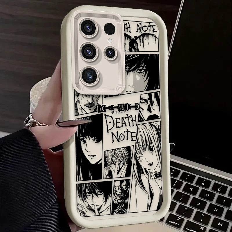 Death Note Panel Style Phone Case - For Samsung A and S Series