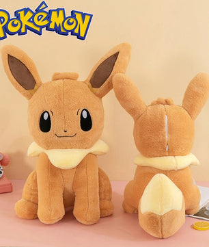 Pokemon Big Size Eevee Plush Sitting Smile (45cm / 55cm / 75cm)