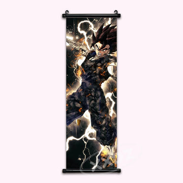 Dragon Ball Z Vegito Gold Anime Poster Canvas Wall Art