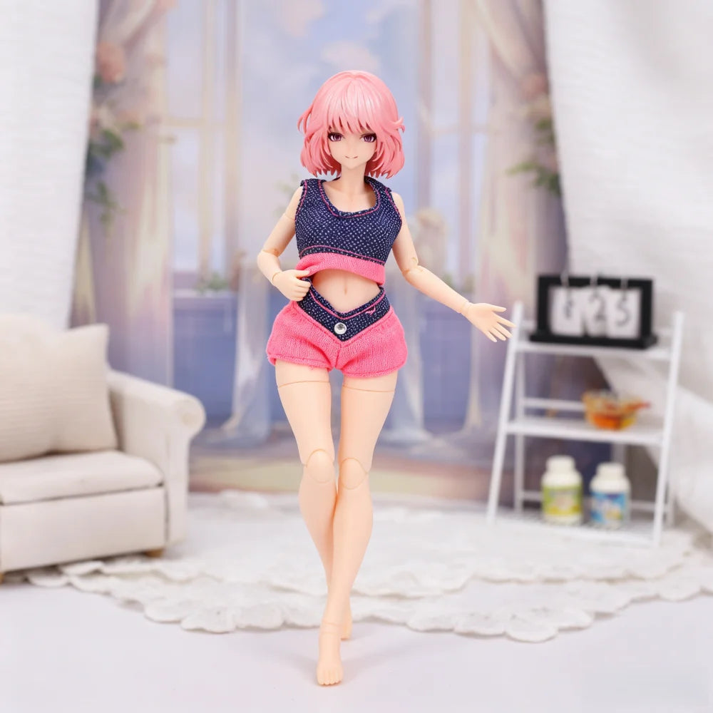 1/12 Scale Sportswear Gym Clothing Set For Female Action Figures