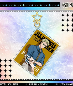 Jujutsu Kaisen Megumi Fushiguro Acrylic Stand Keychain & Badge Set