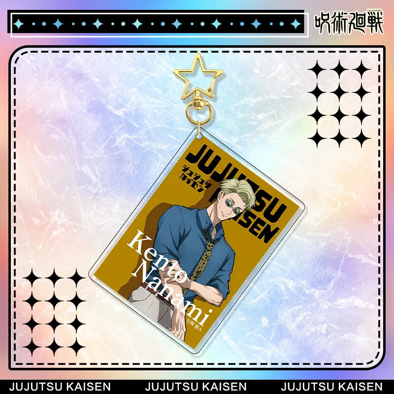 Jujutsu Kaisen Megumi Fushiguro Acrylic Stand Keychain & Badge Set