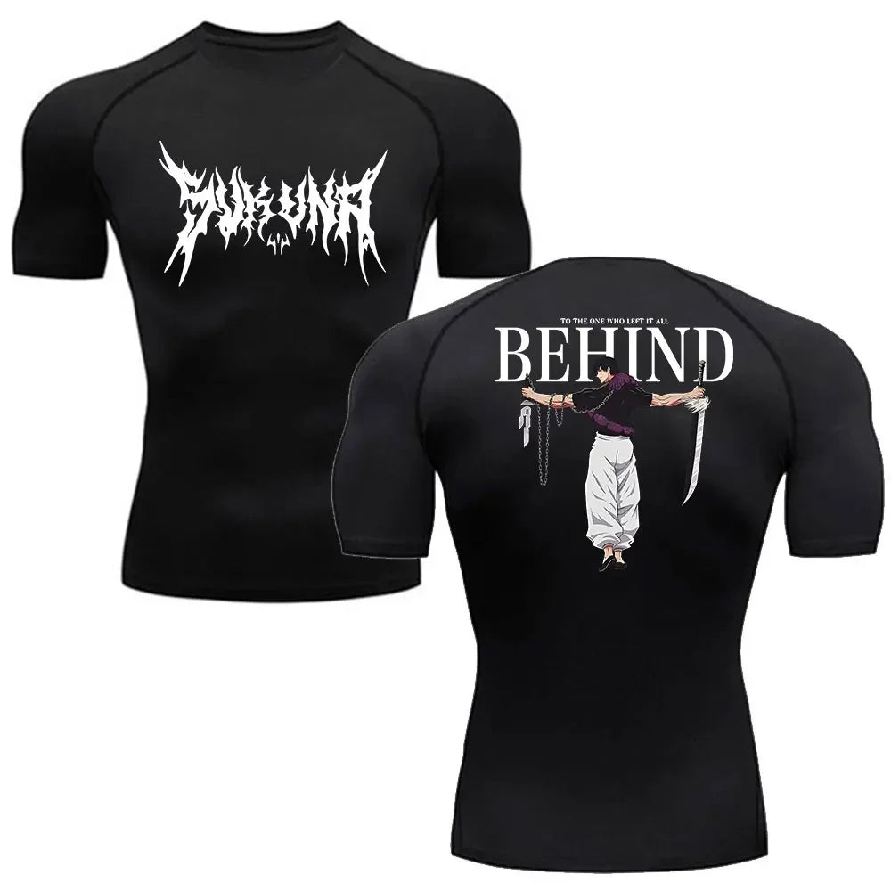 Jujutsu Kaisen Toji Compression Shirt - Men's Anime Rash Guard