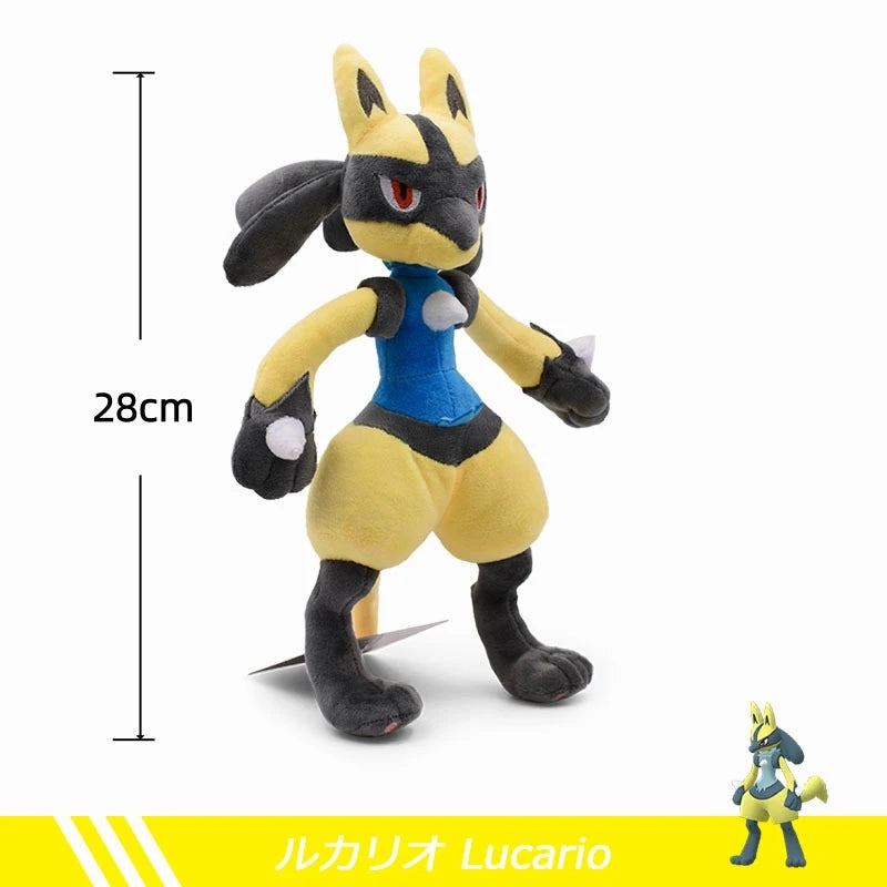 Pokemon Lucario & Riolu Standing Plush Stuffed Doll