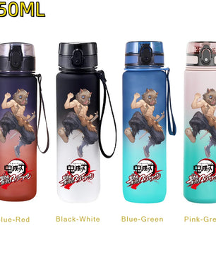 Demon Slayer Inosuke Water Bottle – 650ml Leakproof Gym Bottle
