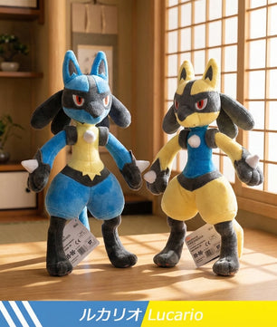 Pokemon Lucario & Riolu Standing Plush Stuffed Doll
