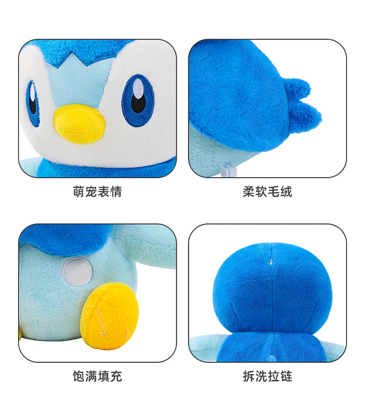 Pokemon Large Piplup Fluffy Sitting Plush 60cm Soft Anime Plush