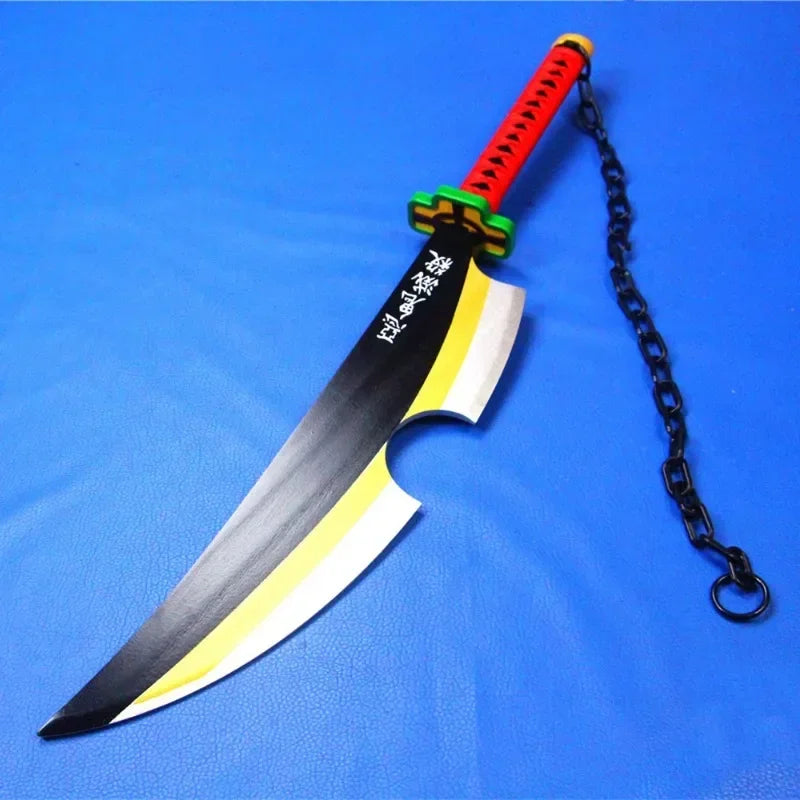 Demon Slayer Tengen Uzui Swords 1:1 Scale Anime Prop Replica