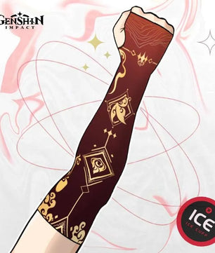 Genshin Impact Hutao Breathable Arm Sleeves Anime Sportswear