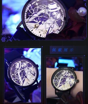 Link Click Vein, Xia Fei, Liu Xiao Slim Quartz Watch Anime Jewelry