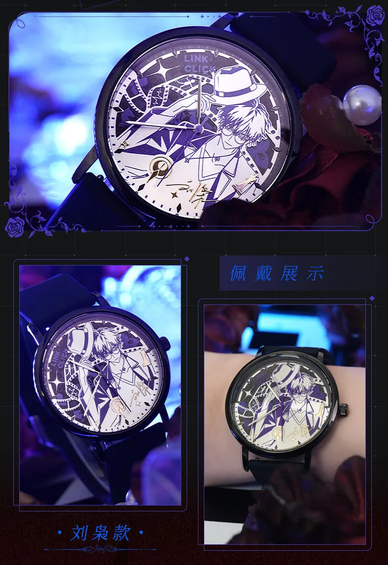 Link Click Vein, Xia Fei, Liu Xiao Slim Quartz Watch Anime Jewelry
