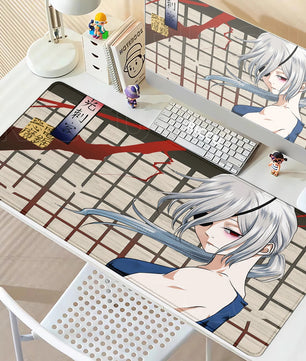 Chainsaw Man Quanxi Sword Portrait Mouse Pad – Large Gaming & Office Desk Mat