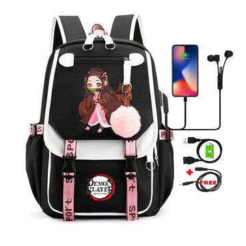 Demon Slayer Nezuko Backpack Anime Bookbag