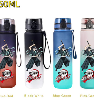 Demon Slayer Muichiro Water Bottle – 650ml Leakproof Gym Bottle