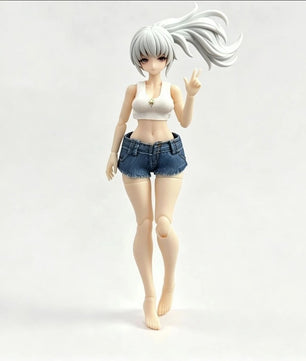 1/12 Casual Summer Top and Shorts Set For Female Action Figures