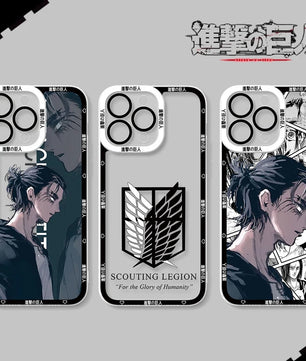 Attack on Titan Eren Yeager Phone Case - For iPhone 11 to 17 Pro Max