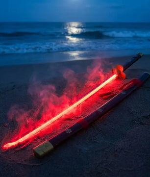 One Piece Roronoa Zoro LED Vapor-Effect Katana 1:1 Scale Anime Prop Replica Plastic Sword
