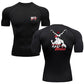Baki Anime Compression Shirt – Men's Breathable Rash Guard