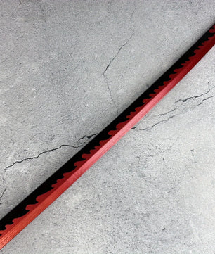 Demon Slayer Yoriichi Tsugikuni Nichirin Katana 1:1 Scale Anime Prop Replica Plastic Sword