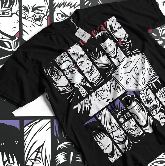 Jujutsu Kaisen Prison Realm Shirt Manga Style Anime Graphic Tee