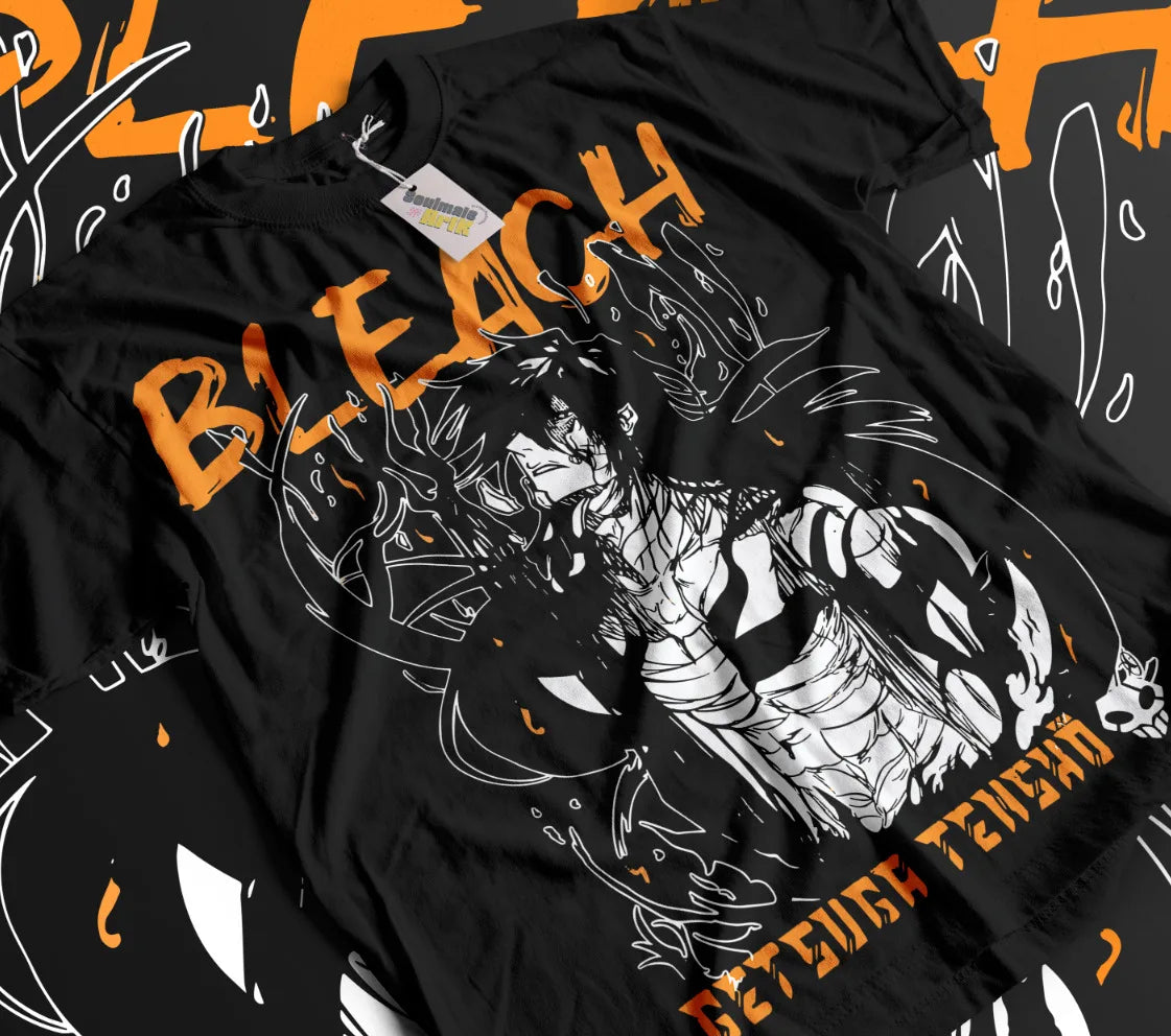 Bleach Ichigo Kurosaki Getsuga Shirt - Anime T-Shirt Graphic