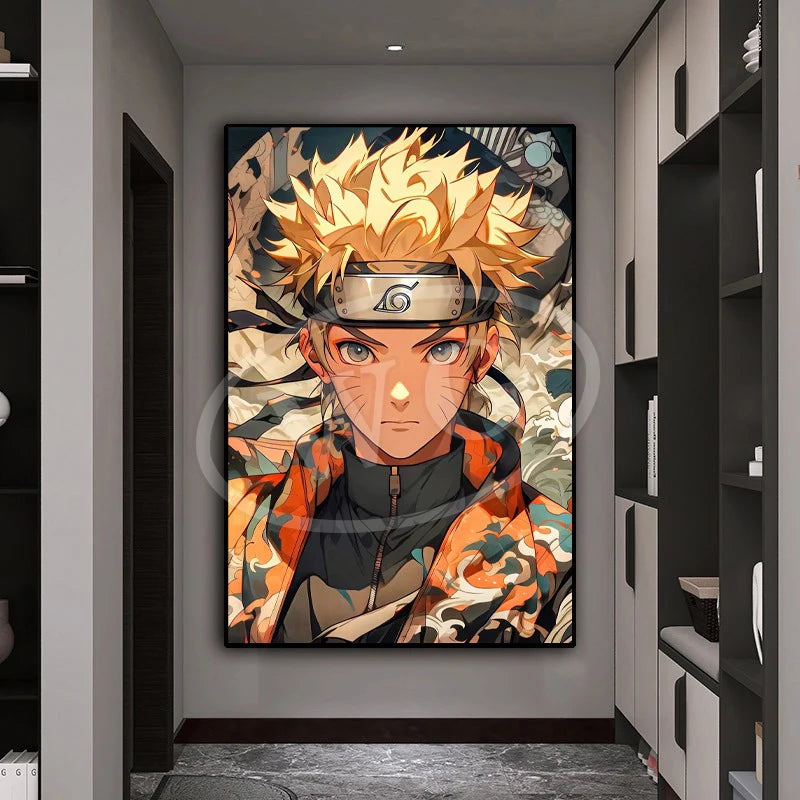 Naruto Poster Canvas Print Large Anime Poster