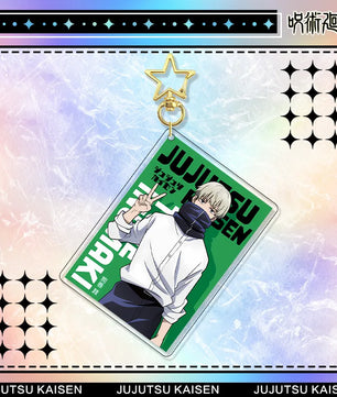 Jujutsu Kaisen Toge Inumaki Acrylic Stand Keychain & Badge Set