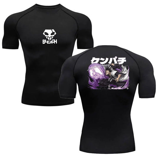 Bleach Anime Compression Shirt – Men's Breathable Rash Guard