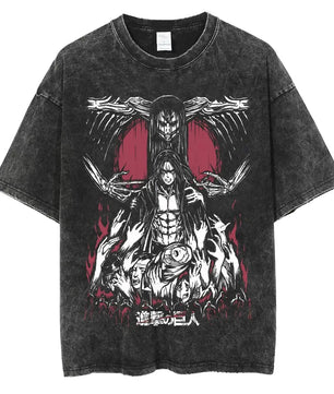 Attack On Titan Eren Shirt Vintage Style Anime Shirt
