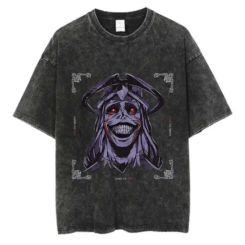 Solo Leveling Jin Woo Shirt Vintage Oversized Style Anime Shirt