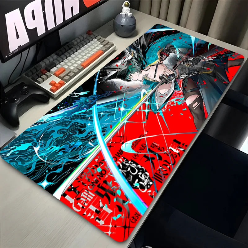 Zenless Zone Zero Miyabi Hoshimi Mouse Pad Gaming Anime Desk Mat
