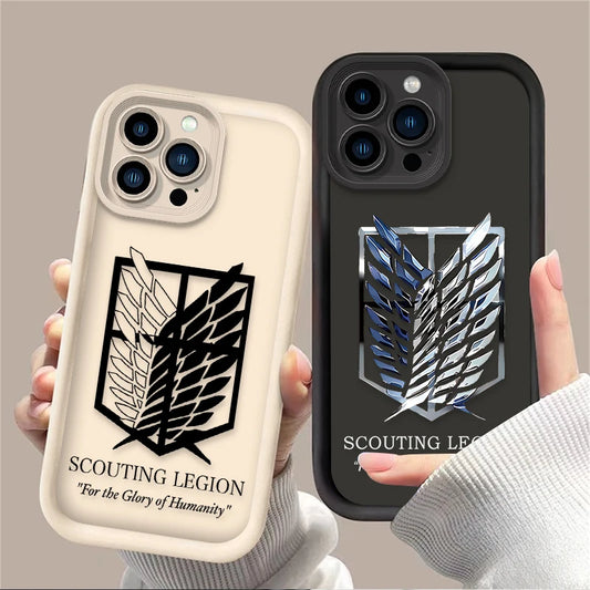AOT Scouting Legion Phone Case - For iPhone 11 to 17 Pro Max