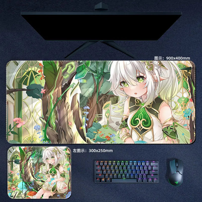 Genshin Impact Nahida Mouse Pad Anime Desk Mat