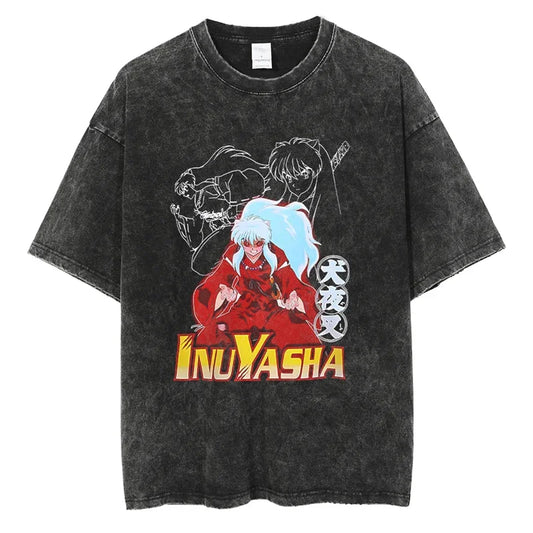 Inuyasha Shirt Vintage Style Anime Shirt
