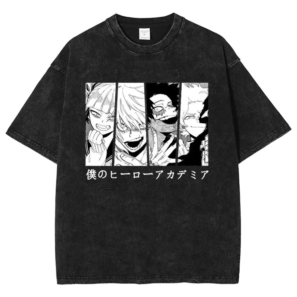 My Hero Academia Shirt Manga Style Oversized Anime Shirt