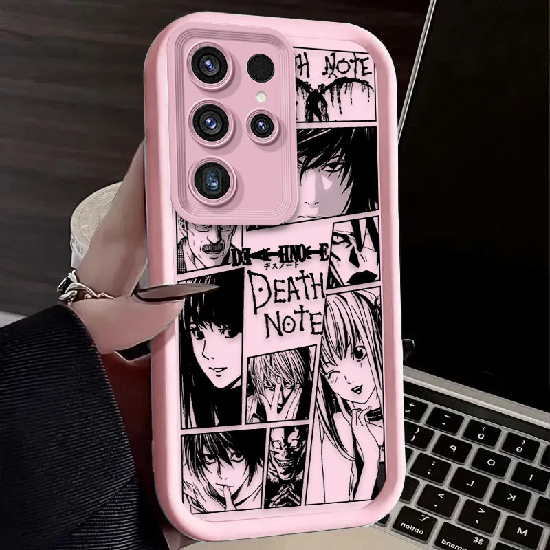 Death Note Panel Style Phone Case - For Samsung A and S Series
