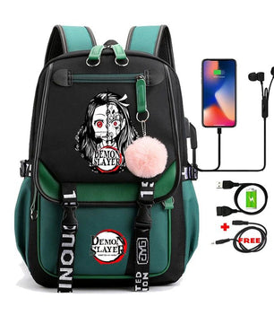 Demon Slayer Nezuko Backpack Anime Bookbag