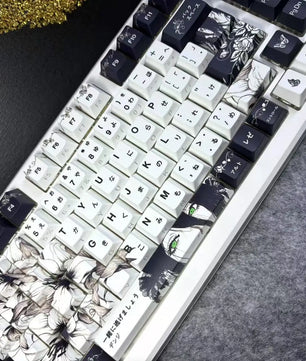 Chainsaw Man Reze Keycaps 135 Keys Cherry Profile Anime Keycaps