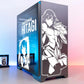 Monogatari Senjougahara Hitagi Anime PC Case Sticker Decal
