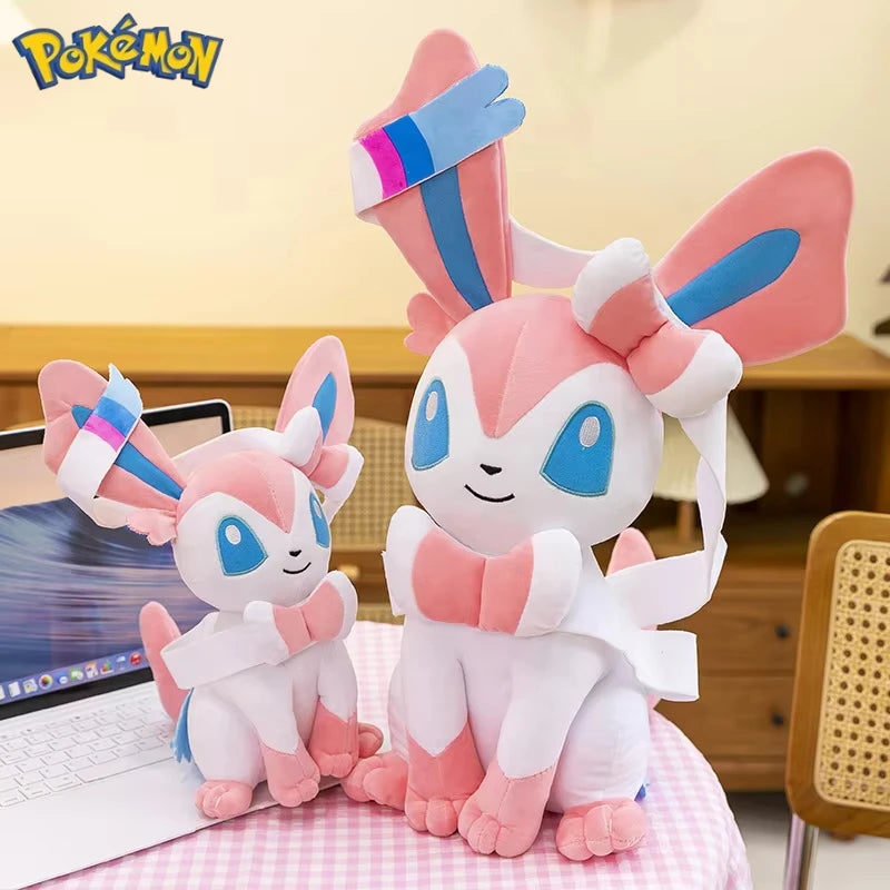 Pokemon Big Size Sylveon Plush Sitting Smile (25cm / 40cm / 55cm / 75cm)