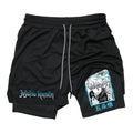 Jujutsu Kaisen Gojo Compression Shorts - Men's Anime Workout Shorts