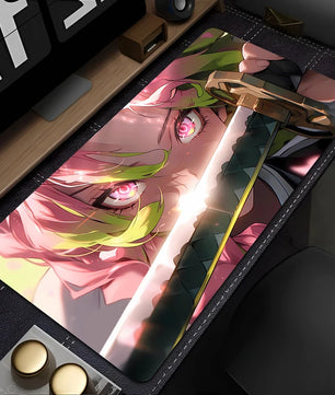 Demon Slayer Mitsuri Kanroji Mousepad Large Anime Desk Mat