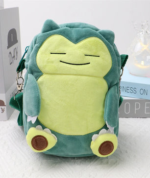 Pokemon Snorlax Plush Shoulder Bag – 20cm Soft Plush Anime Bag